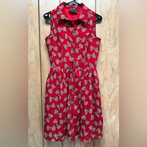 Voodoo Vixen Red Sleeveless dress